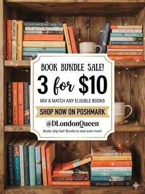 Book Bundle Sale - 3 for $10
